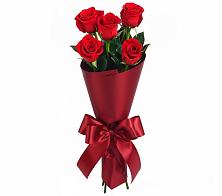 Букет 5 Красных роз Эдлесс Лав в Коряжме