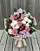 Букет цветов из: Альстромерии, Гвоздики, Розы и Хризантемы в Коряжме