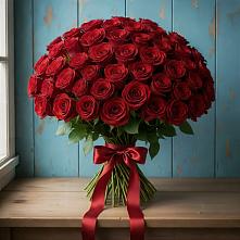 Букет Красные розы Блэк Меджик в Коряжме