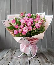 Букет Розовый кустик в Коряжме