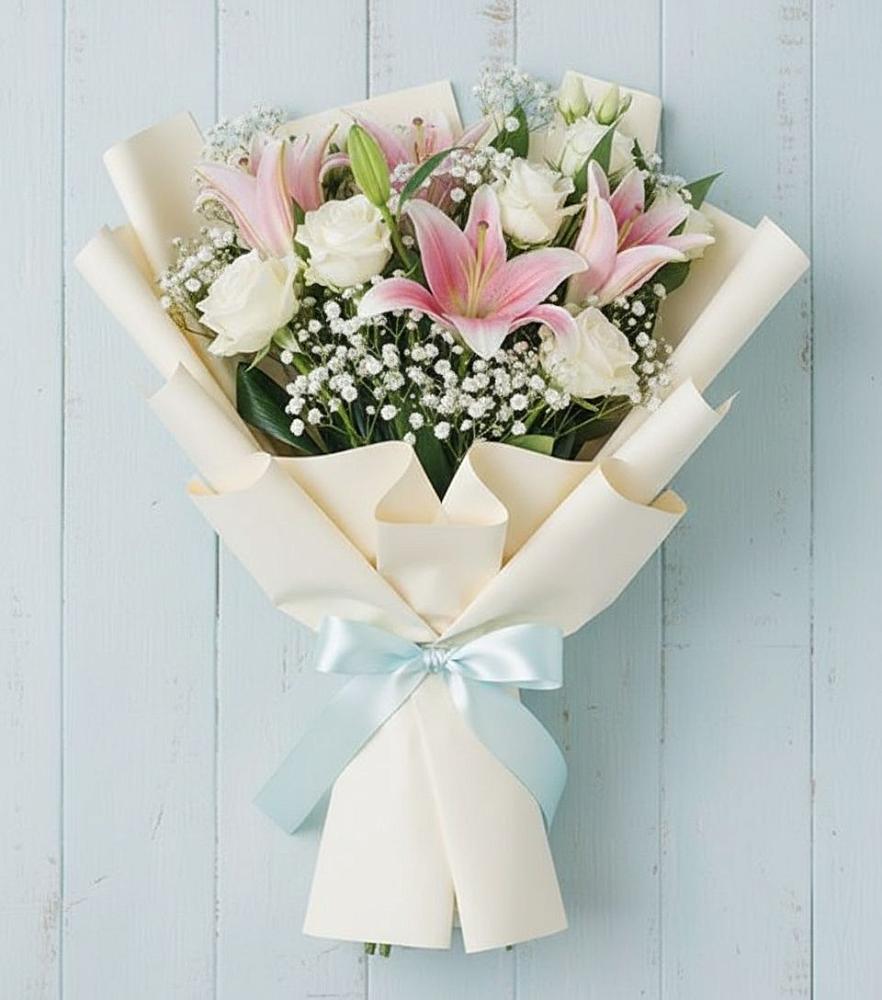 Букет цветов из: Лилии в Коряжме