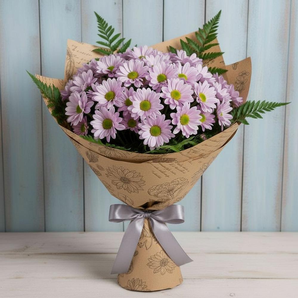 Букет цветов из: Хризантемы в Коряжме