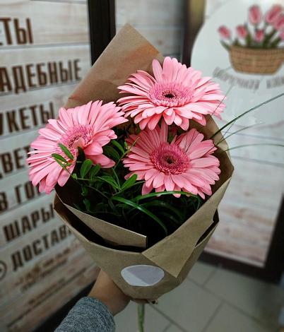 Букет цветов из: Герберы в Коряжме