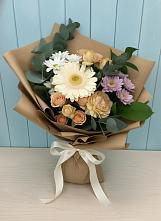 Букет цветов из:  Герберы и Хризантемы в Коряжме