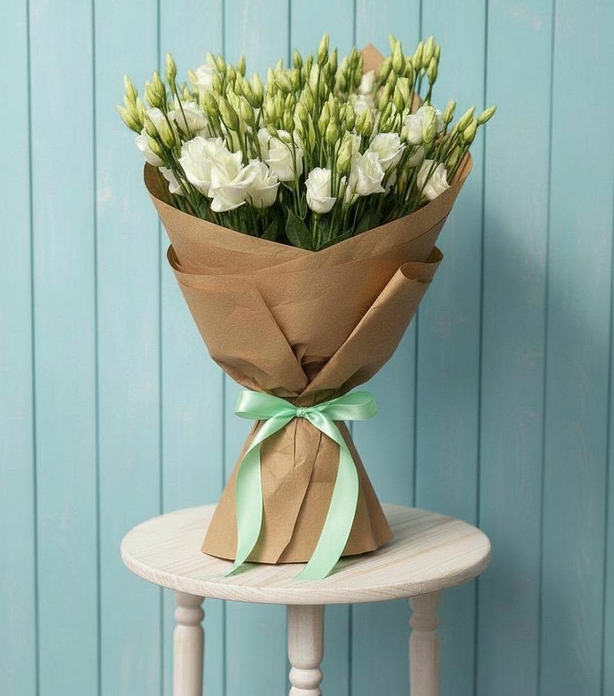 Букет цветов из: Лизиантусы в Коряжме