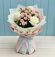 Букет цветов из:  Розы в Коряжме