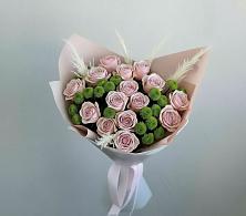 Букет цветов из:  Розы и Хризантемы в Коряжме