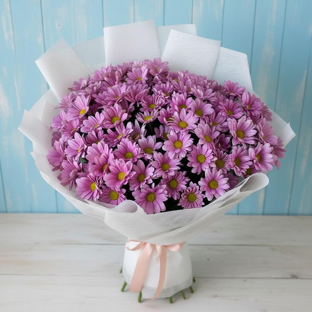 Букет цветов из: Хризантемы в Коряжме