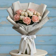 Букет цветов из:  Розы #REPLACE_PRED# Коряжме