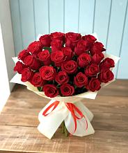 Букет 29 Красных роз в Коряжме