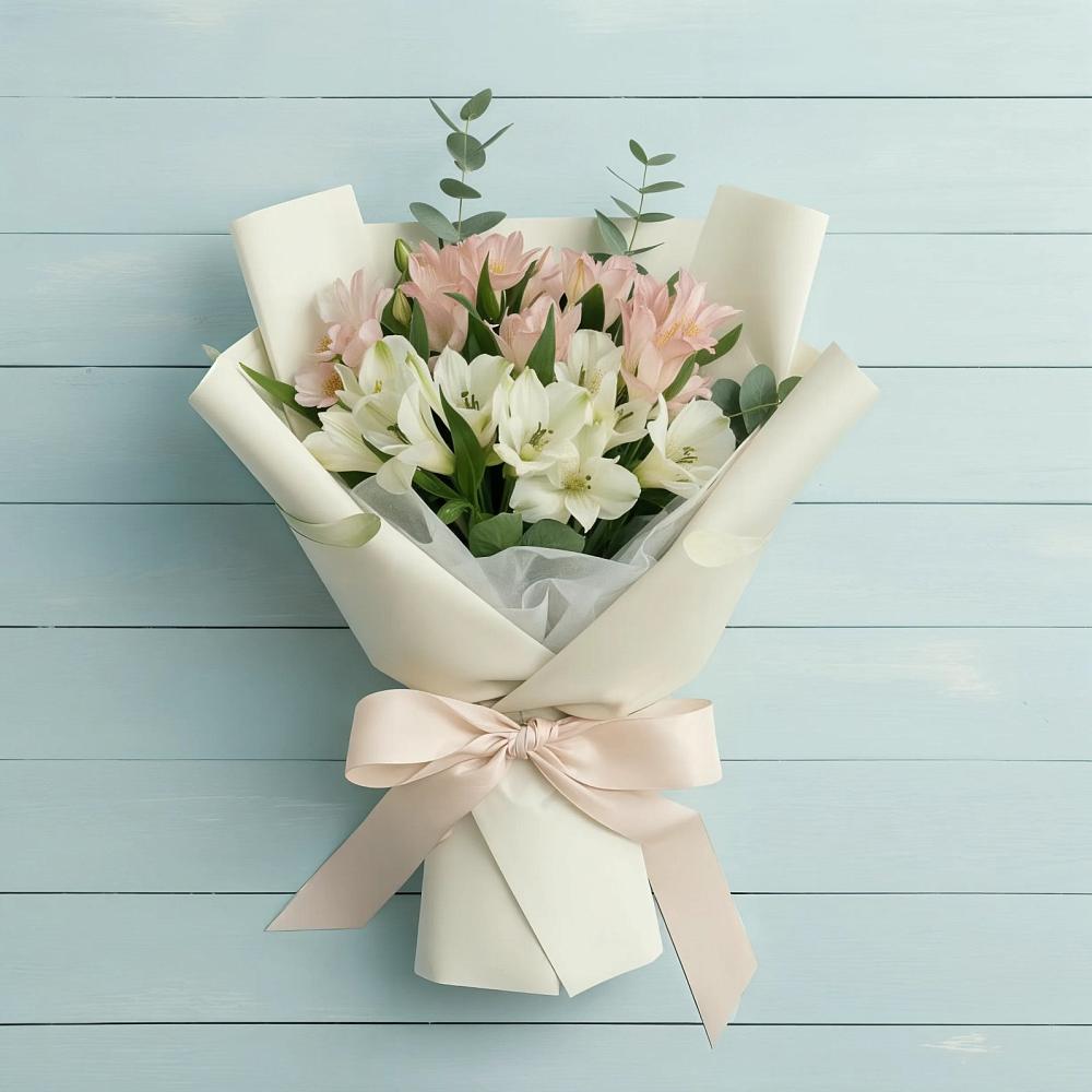 Букет цветов из: Альстромерии в Коряжме