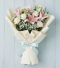 Букет цветов из:  Лилии в Коряжме